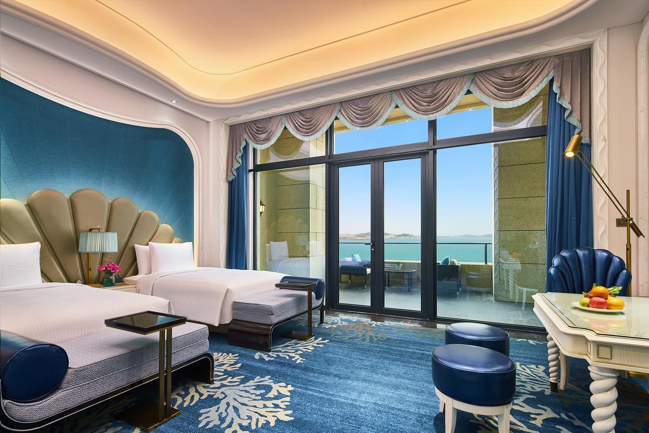 Hotel Wanda Vista Qingdao Movie Metropolis Exteriér fotografie