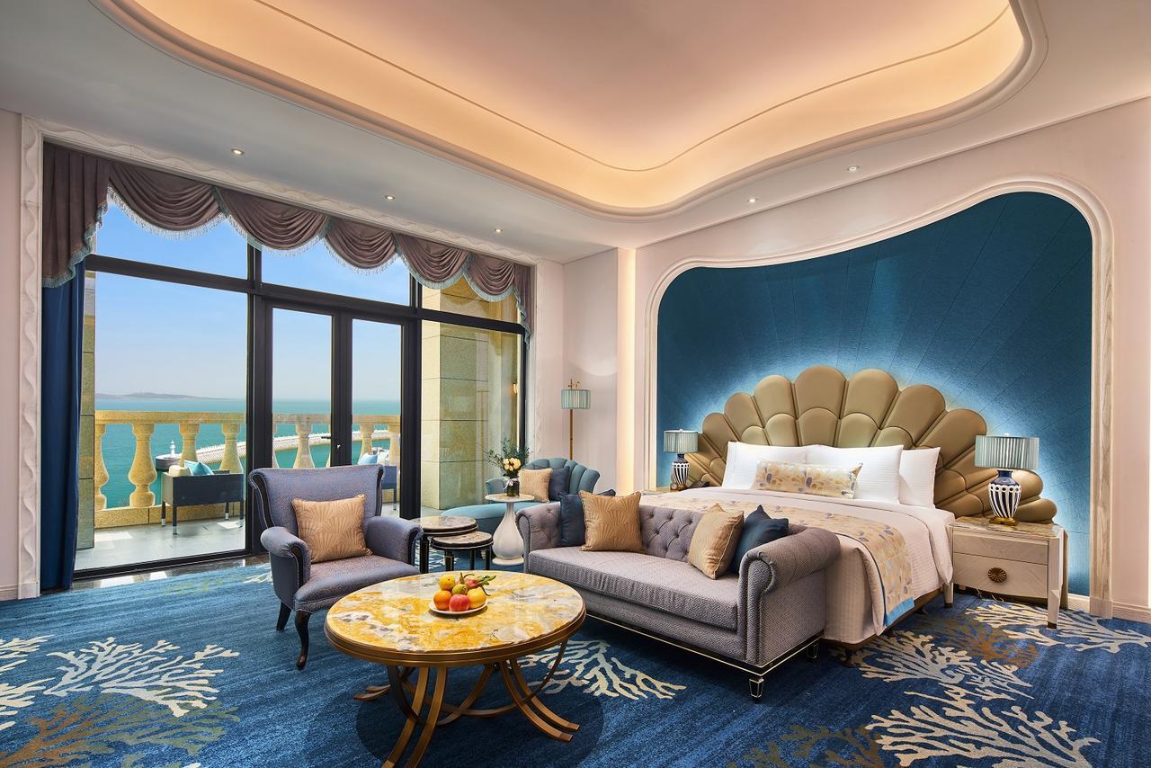 Hotel Wanda Vista Qingdao Movie Metropolis Exteriér fotografie