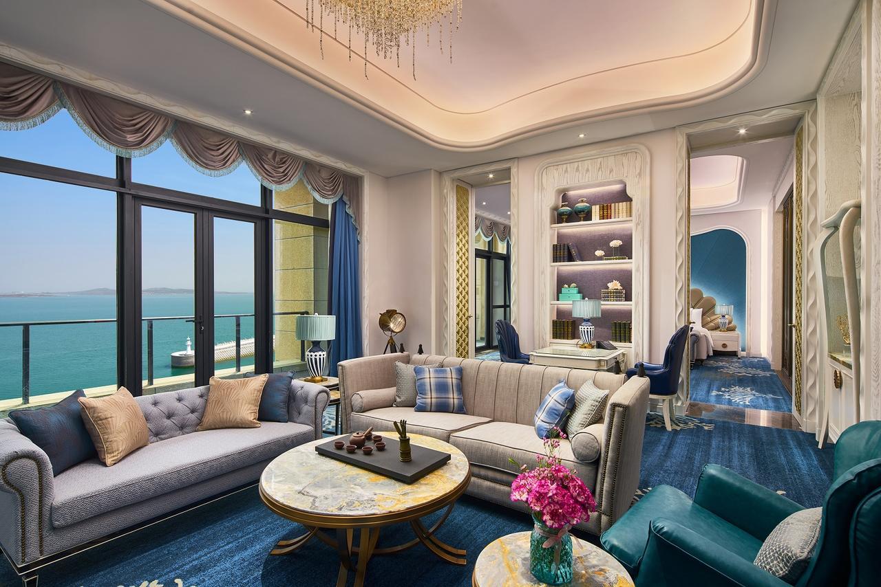 Hotel Wanda Vista Qingdao Movie Metropolis Exteriér fotografie