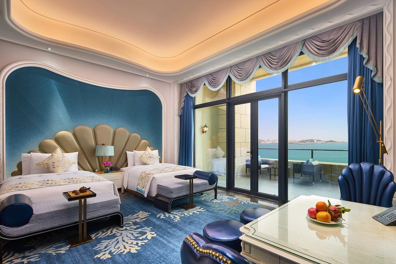 Hotel Wanda Vista Qingdao Movie Metropolis Exteriér fotografie