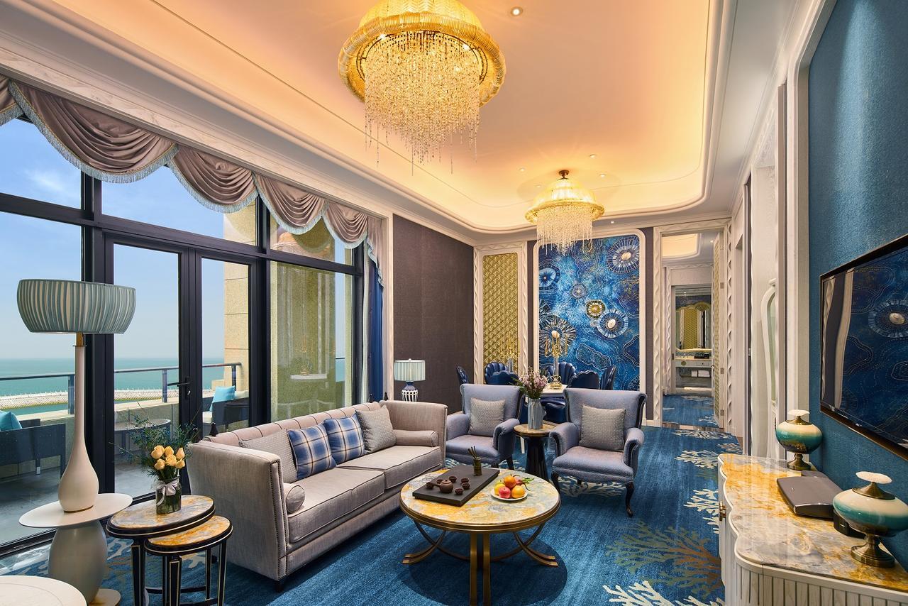 Hotel Wanda Vista Qingdao Movie Metropolis Exteriér fotografie